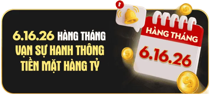 Thưởng chào mừng vb66 chính thức